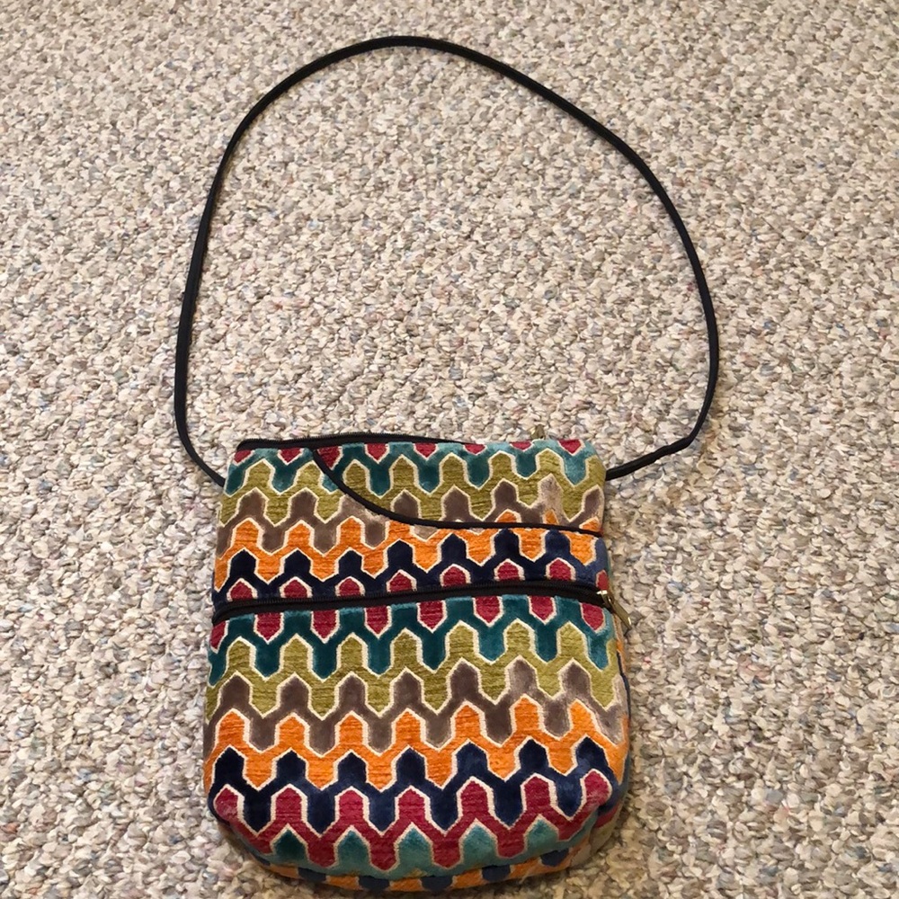Danny K Beverly Hills Handmade Tapestry Shoulder Bag Purse Crossbody